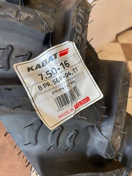 Шина \ Покрышка KABAT 7.50-16 8PR SGP-04 TT 5901765100842 фото