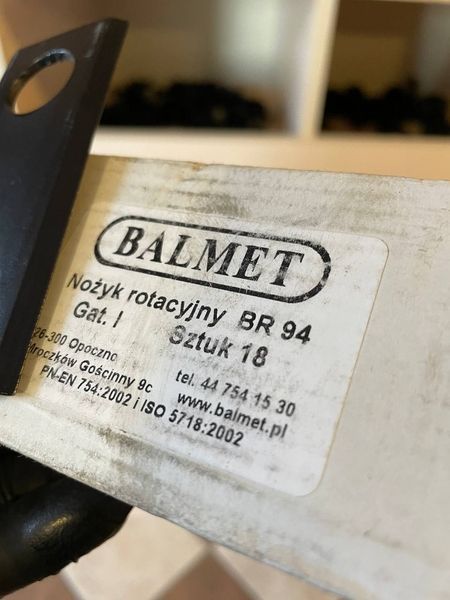 Нож роторной косилки Z-169, Z-173, Z-069 BALMET Польша 21002373 фото